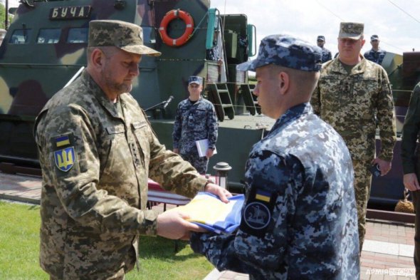 До корабельно-катерного складу ВМС ЗСУ передали малий броньований артилерійський катер «Буча»