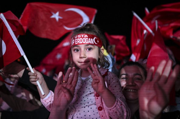 Митинг сторонников Эрдогана в Анкаре 