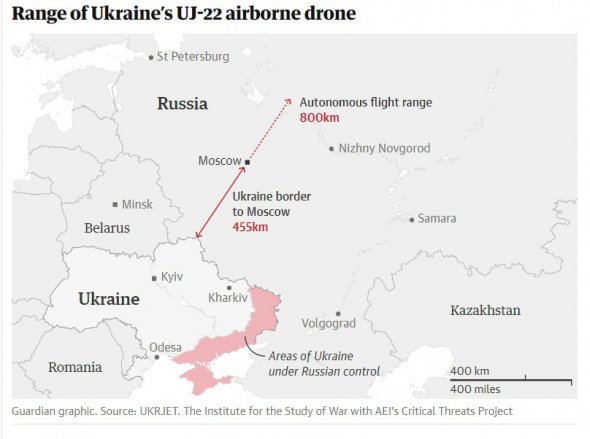 Куди може дістатися український дрон UJ-22 