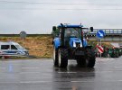 Польские фермеры перекрыли выезд грузовиков в Медике