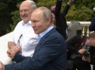 Президент страны-агрессора Российской Федерации Владимир Путин и самопровозглашенный президент Беларуси Александр Лукашенко встретились в Сочи