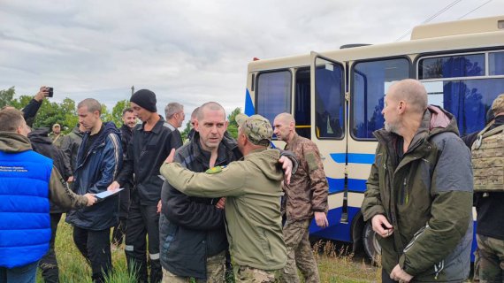 95 українських бійців звільнили з полону