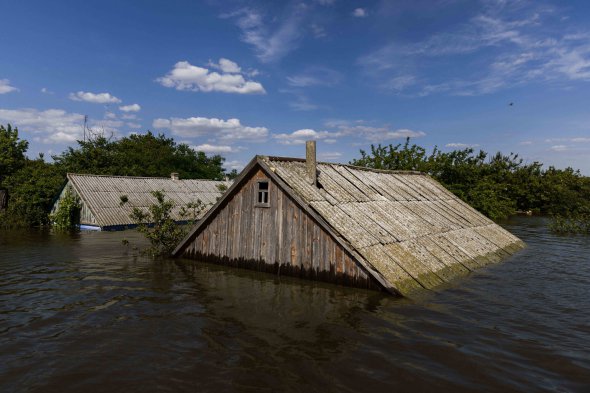 Затопленное Ивано-Кепино Николаевской области 