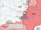 Карта боевых действий в Украине от американских аналитиков