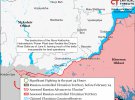 Карта боевых действий в Украине от американских аналитиков