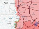 Карта боевых действий в Украине от американских аналитиков