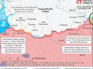 Карта боевых действий в Украине от американских аналитиков
