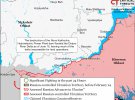 Карта бойових дій в Україні від американських аналітиків