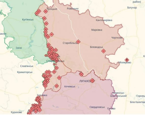 Боевые действия на востоке Украины