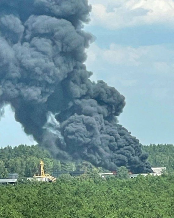 У Брянській області Російської Федерації загорівся військовий шпиталь