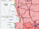 Карта боевых действий в Украине от американских аналитиков