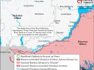 Карта боевых действий в Украине от американских аналитиков