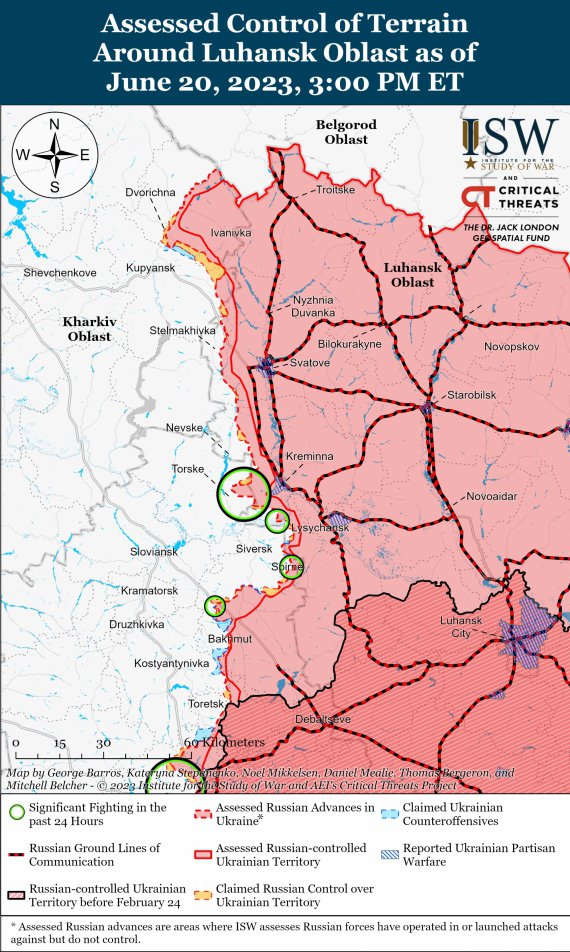 Появились обновленные карты боевых действий