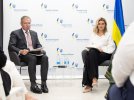 На заході в Ізраїлі Олена Зеленська вдягла білу вишиванку