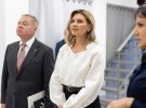 На заході в Ізраїлі Олена Зеленська вдягла білу вишиванку