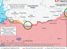 Карта бойових дій в Україні від американських аналітиків 