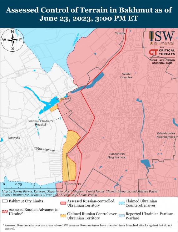 Аналітики ISW оновили карти бойових дій в Україні