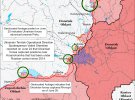 Карта боевых действий в Украине от американских аналитиков