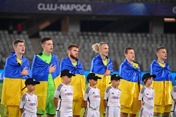 Украинская молодежная сборная по футболу победила команду Франции