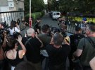 Суд оцепили правоохранители