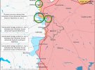 Карта бойових дій в Україні від американських аналітиків