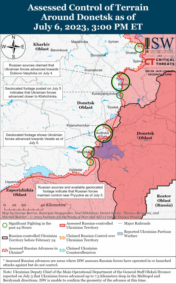 Бойові дії у Донецькій області 