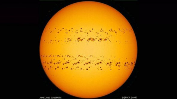 На Солнце обнаружили рекордное количество пятен