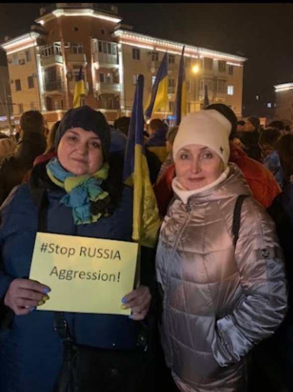 Тетяна Березовська (ліворуч) завжди виступала за єдність України