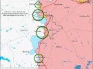 Карта бойових дій в Україні від американських аналітиків