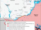 Карта бойових дій в Україні від американських аналітиків