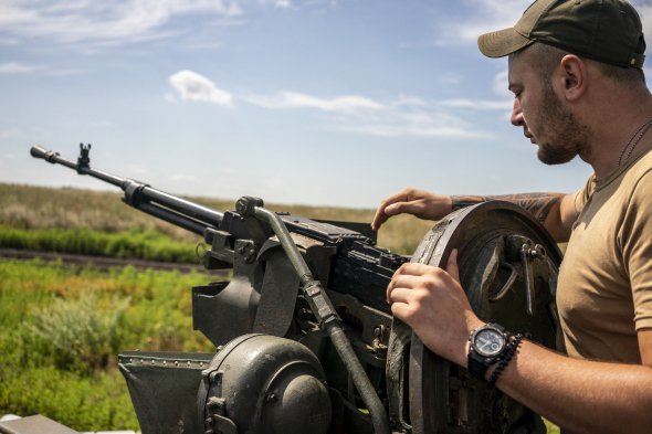 Украинские войска на позициях возле Угледара 