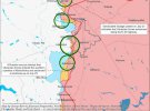 Карта боевых действий в Украине от американских аналитиков 