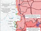 Карта бойових дій в Україні від американських аналітиків