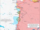 Карта боевых действий в Украине от американских аналитиков