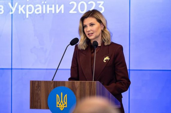 Елена Зеленская приняла участие в Конференции послов 2023 года