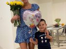 У Ритадзиновой есть 6-летний сын Роман от первого брака