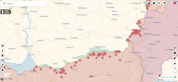 Освобожденные во время контрнаступления населенные пункты в Запорожской области