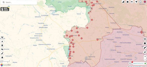 Освобожденные во время контрнаступления населенные пункты в Донецкой области 