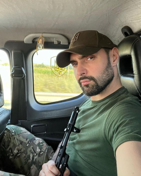 Віталій Козловський приїхав з фронту до Києва