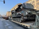 У Києві на Хрещатик привезли рештки знищеної російської військової техніки