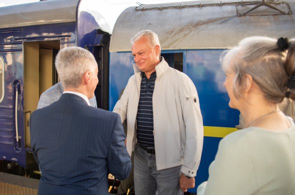 В Україну прибув президент Литви Гітанас Науседа