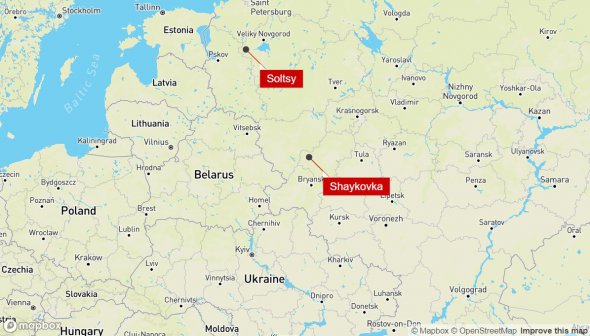 Місця, куди прилетіли українські дрони
