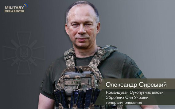 Командувач Сухопутних військ ЗСУ Олександр Сирський повідомив про бойові дії на сході України