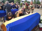 На Полтавщине прощаются с военными, которые погибли во время падения двух "Ми-8" в Донецкой области