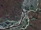 Показали супутникові знімки території, де було Каховське водосховище