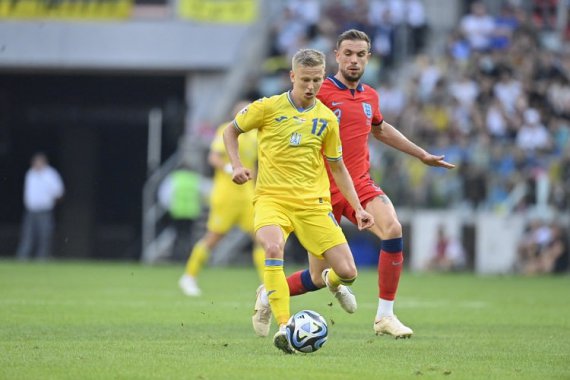 Півзахисник збірної України Олександр Зінченко забив гол у ворота Англії