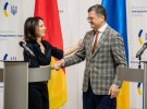 Министр иностранных дел Украины Дмитрий Кулеба встретился в Киеве с немецкой коллегой Анналеной Бербок
