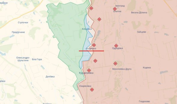 Українські війська звільнили Андріївку у Донецькій області