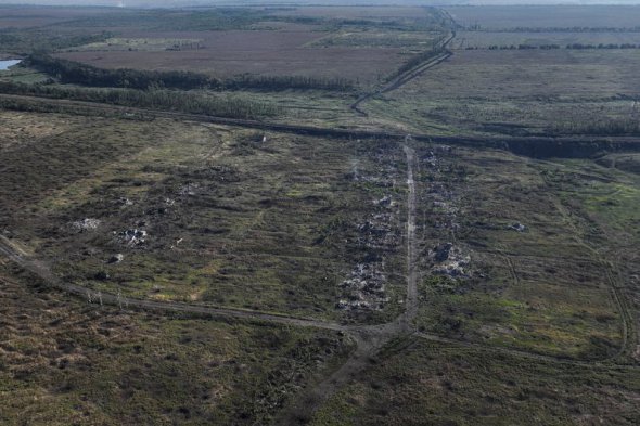 Російські загарбники вщент зруйнували село Андріївку біля Бахмута