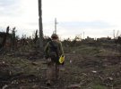 Над звільненою Андріївкою Донецької області підняли прапор